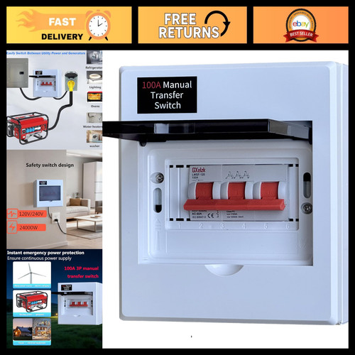 100a manual transfer switch - transfer,