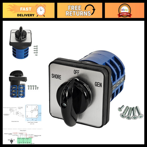 Amp manual transfer switch - 30,