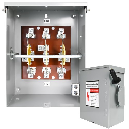 200 amp manual transfer switch - manual,