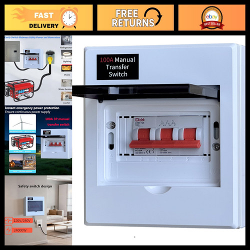 100a manual transfer switch - manual,