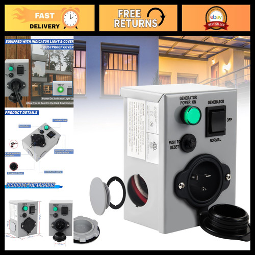 20a generator transfer - generator, switch