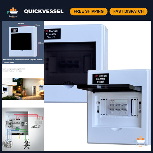 30a manual transfer switch for - transfer,