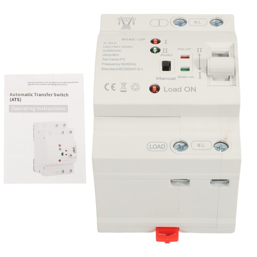 63a 110v dual - 2p,