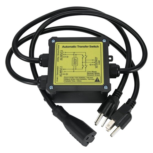 15a automatic transfer switch - 15a,