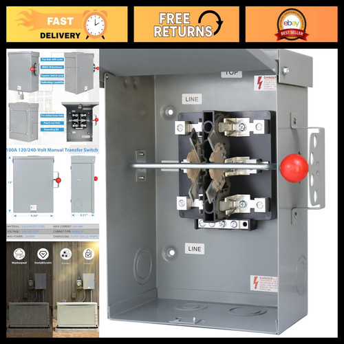 100a manual transfer - manual, switch