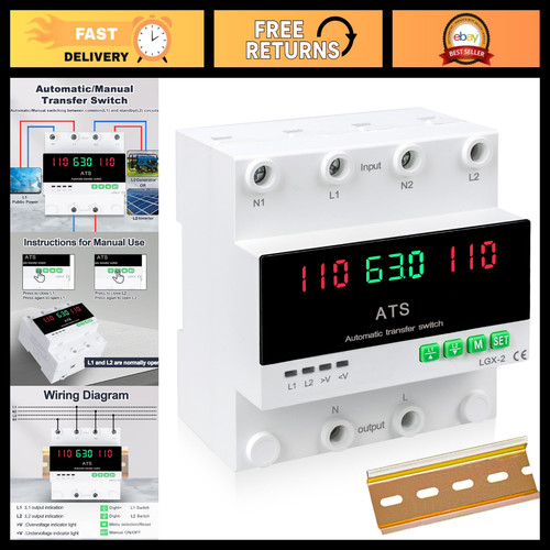 Dual power 63a - 63a, 110v